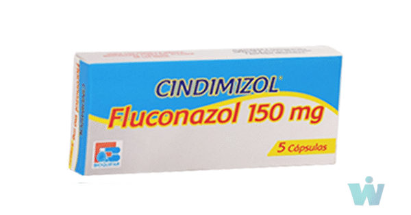 CINDIMIZOL 150 MG CAPSULAS ( FLUCONAZOL ) CAJA X 5 CAPS