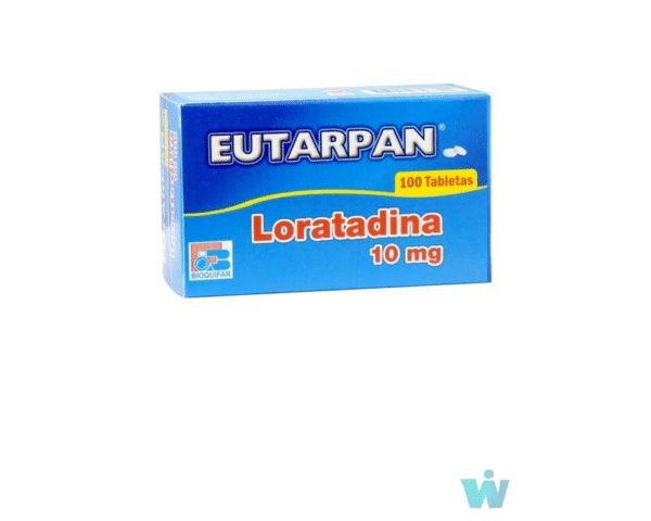 EUTARPAN 10 MG TABLETAS ( LORATADINA ) CAJA X 100 TABL