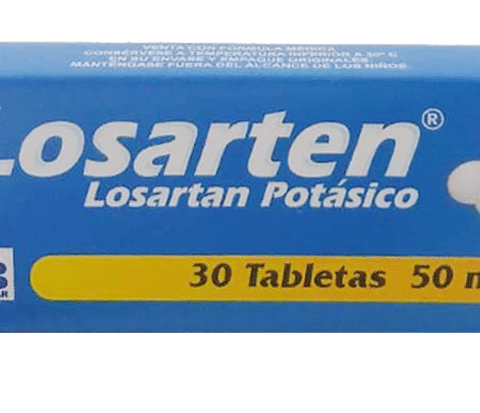 LOZARTEN 50 MG TABLETAS ( LOSARTAN ) CAJA X 30 TABL