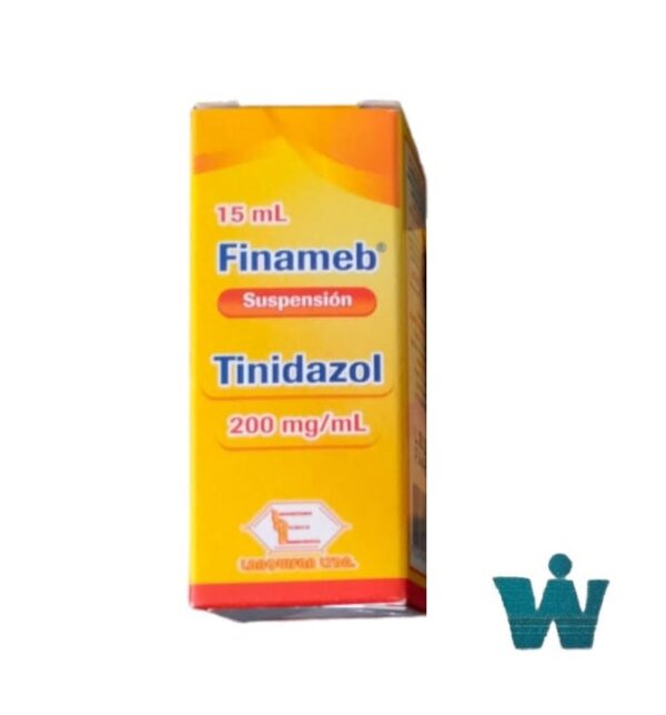 FINAMEB 200 MG JARABE ( TINIDAZOL ) FRSC X 15 ML