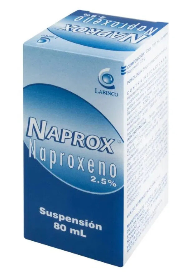 NAPROX SUSPENSION X 80 ML (NAPROXENO)