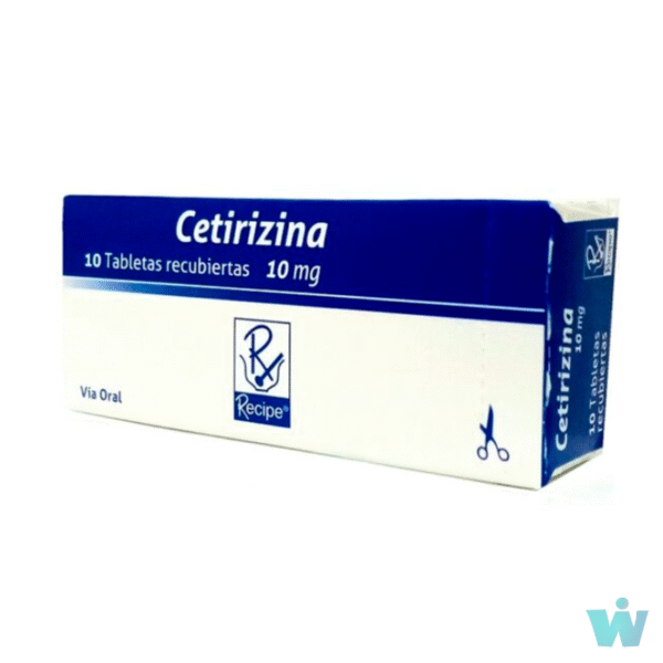 CETIRIZINA 10 MG CJA X 10 TAB