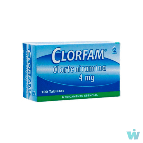 CLORFAM CLORFERAMINA CAJA X 100 TB