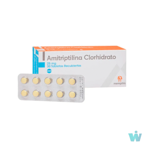 AMITRIPTILINA 25 MG X 30 TBS