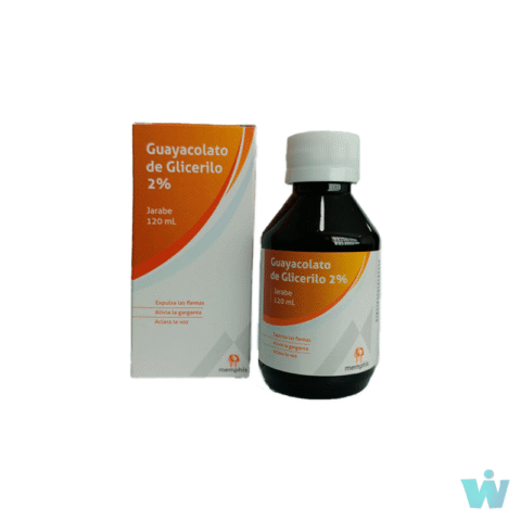 GUAYACOLATO DE GLICERINO JARABE * 120 ML
