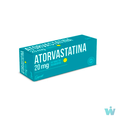 ATORVASTATINA 20 MG X 50 TBS