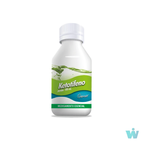 KETOTIFENO 1MG/5ML JARABE FCO * 100 ML
