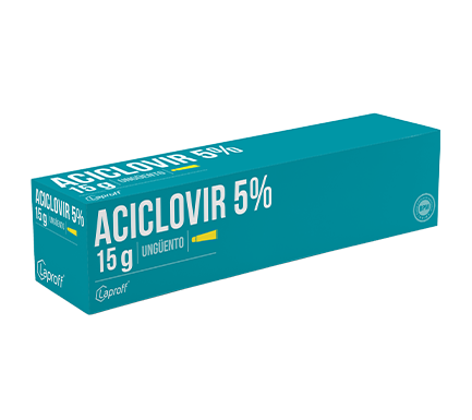 ACICLOVIR UNGUENTO 5% X 5 GRM