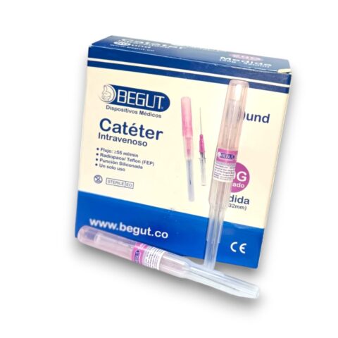 CATETER INTRAVENOSO 20 G - 32 MM PAQUETE X 5 UND BEGUT