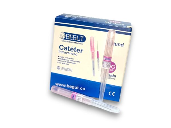 CATETER INTRAVENOSO 20 G - 32 MM PAQUETE X 5 UND BEGUT