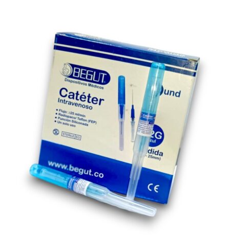 CATETER INTRAVENOSO 24 G - 19 MM PAQUETE X 5 UND BEGUT