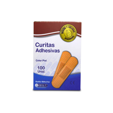 CURITAS ADHESIVAS COLOR PIEL X 100 UND BEGUT