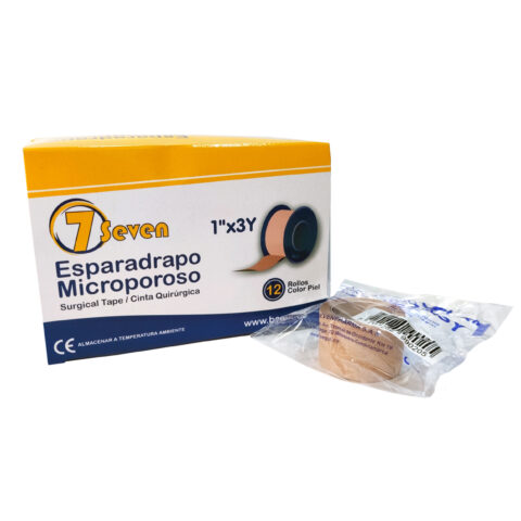ESPARADRAPO 1X3 MICROPOROSO CAJA X 12 ROLLOS BEGUT