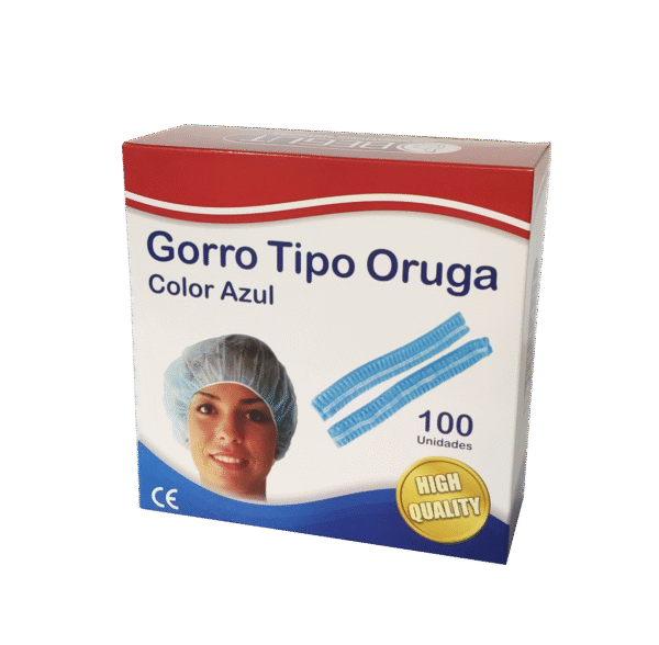 GORRO DESECHABLE ORUGA AZUL BEGUT