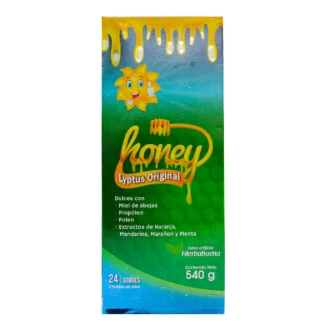 HONEY LYPTUS PASTILLAS X 24 HIERBABUENA