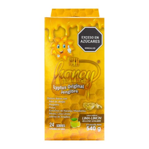 HONEY LYPTUS PASTILLAS X 24 JENGIBRE