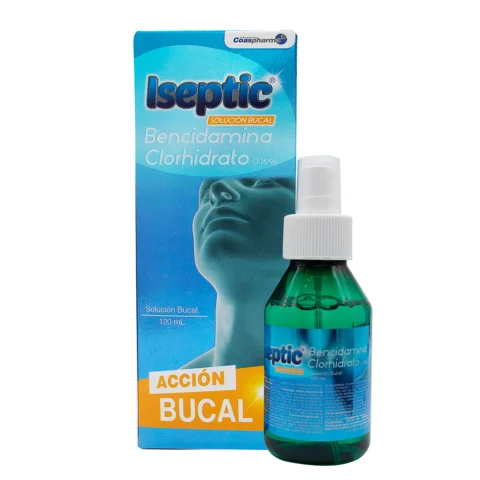ISEPTIC SPRAY 120 ML (BENCIDAMINA CLORHIDRATO)