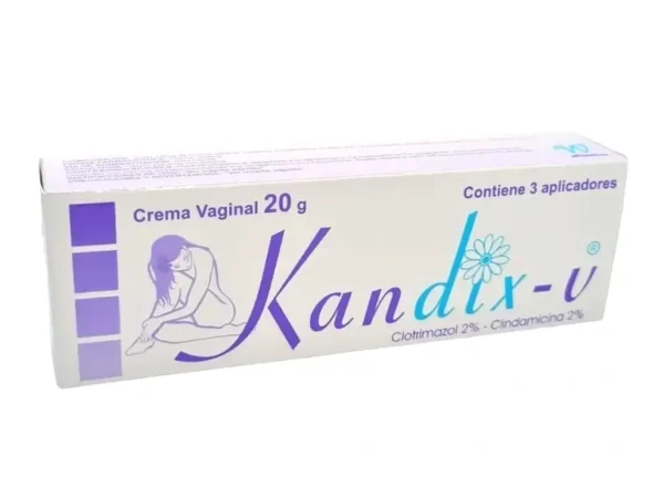 KANDIX- V CREMA VAGINAL 2% 20 GR CLOTRIMAZOL+ CLINDAMICINA
