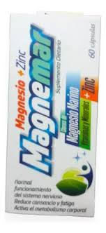 MAGNEMAR CJAX 60 CPS CLORURO MAGNESIO+ ZINC