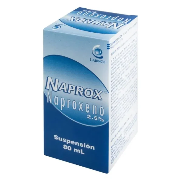 NAPROX (NAPROXENO 2.5%) SUSPENCION X 80 ML LABINCO