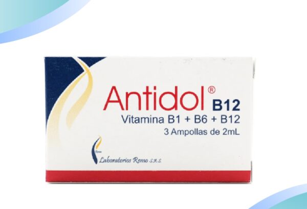 ANTIDOL CJA X 3 AMPOLLAS B12 2ML