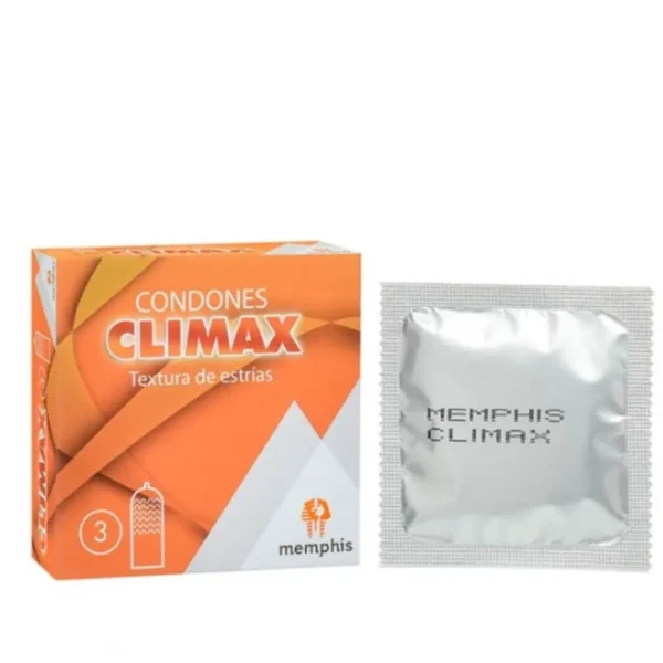 PRESERVATIVO CLIMAX (ESTRIAS) IMEX CAJA X 3 UNI