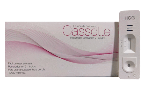 PRUEBA EMBARAZO CASSETTE ROSADA NEGUTS