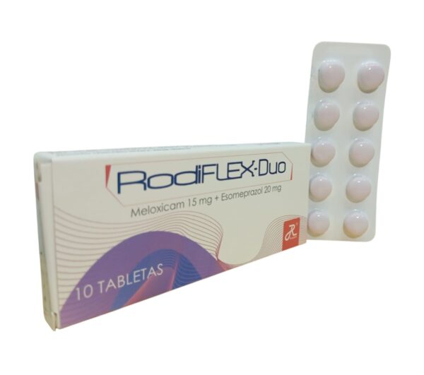 RODIFLEX DUO X 10 TB MEXICAN 15 MG+ESOMEPRAZOL 20 MG