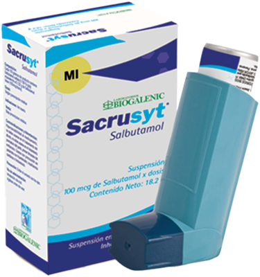 SACRUSYT SALBUTAMOL INHAL 100MG
