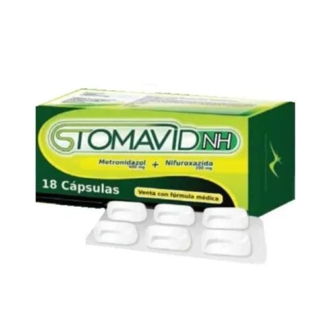 STOMAVID NH METRONIDAZOL+ NIFUROXAZIDA X 18 CP
