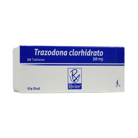 TRAZODONA CLORHIDRATO 50 MG X 50 TB RECIPE