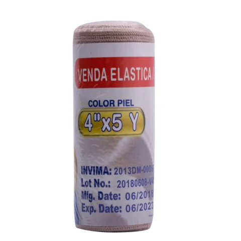 VENDA ELASTICA 4 X 5 COLOR PIEL BEGUT 1 ROLLO BEGUT