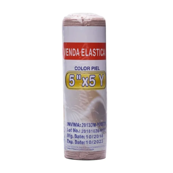 VENDA ELASTICA 5 X 5 COLOR PIEL BEGUT 1 ROLLO BEGUT
