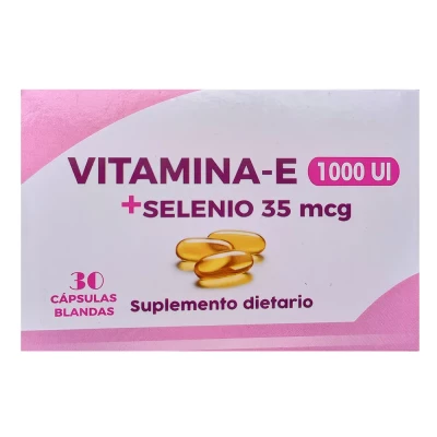 VITAMIANA E 1000 + SELENIO CJAX 30 CPS NATURALMENTE