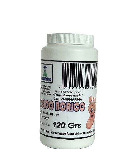 ACIDO BORICO TALCO X 120 GR