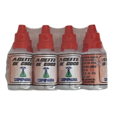ACEITE DE COCO 20 ML FCO X 12 UND