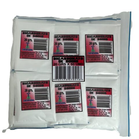 BICARBONATODE SODIO 20 GR X 50 DOBRES