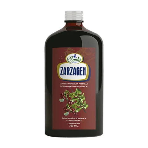 ZARZAGEN X 360ML LIMON Y FLOR JAMAICA ZARZAPARILLA