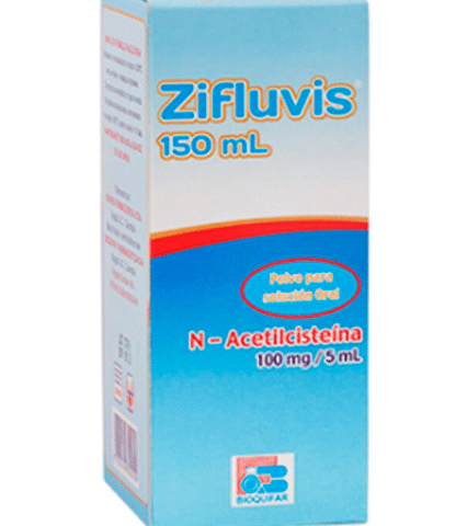 ZIFLUVIS 100 MG JARABE ( N-ACETIL CISTEINA ) FRSC X 150 ML