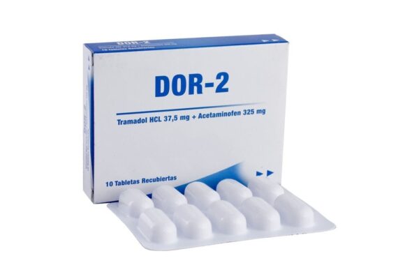 DOR -2 TRAMADOL 7,5 + ACETAMINOFEN 325 MG X 10 TB