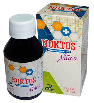 NOKTOS JARABE NIÑOS brohemexina + guayacolato