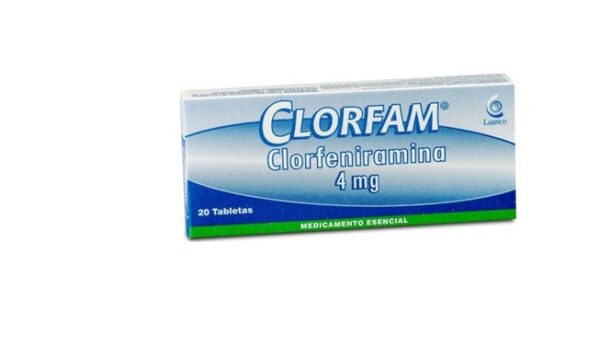 CLORFAM CLORFERAMINA 4 MG CAJA X 20