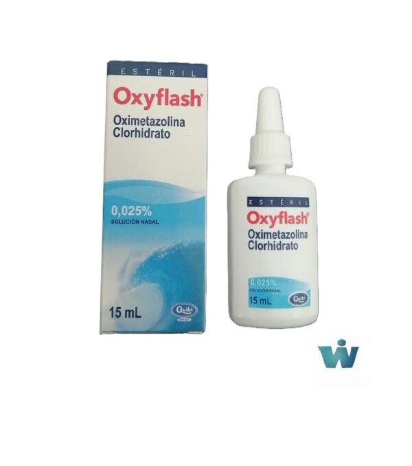 OXYFLASH OXIMETASOLINA CLORHIRATO 0.025% SOLUCION NASAL X 15 ML