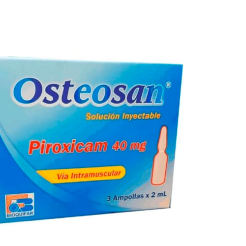 OSTEOSAN 40 mg / 2 ML AMPOLLA ( PIROXICAM ) CAJA x 3 AMP