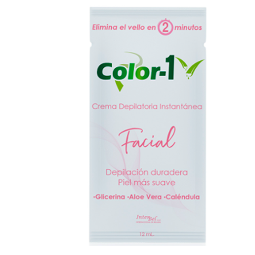 CREMA DEPILATORIA ISTANTANEA FACIAL SOBRE X 12 ML