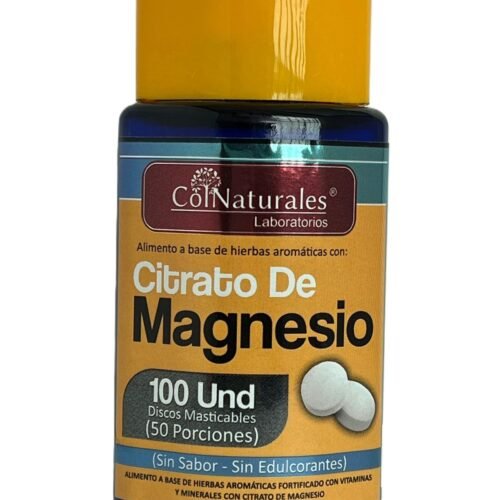 CITRATO DE MAGNESIO X 100 TB MASTICABLES COLNATURALES