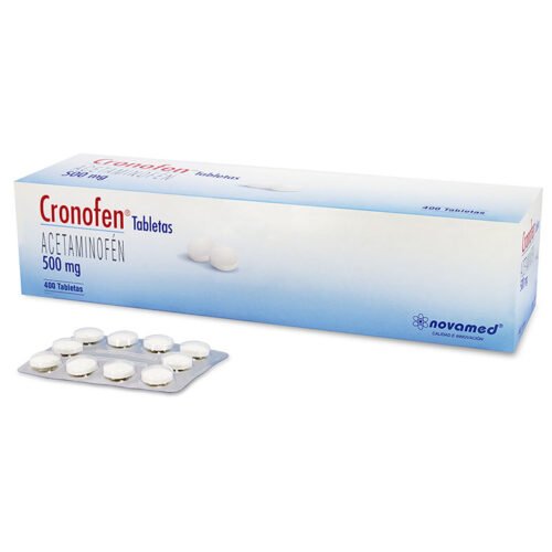 CRONOFEN ACETAMINOFEN 500 MG X 400 TB