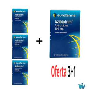 AZIBIOTRIN AZITROMICINA X 3 TAB  OFERTA 3+1