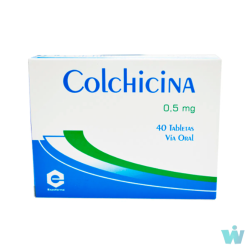COLCHICINA 0.5 MG * 40 TABLETAS
