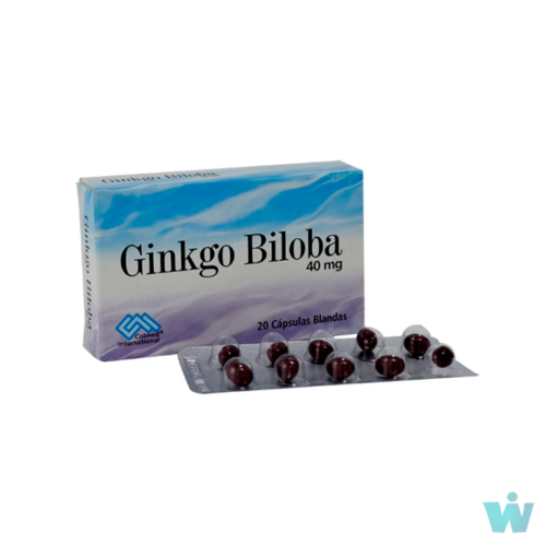 GINKGO BILOBA 40MG X 20 CPS